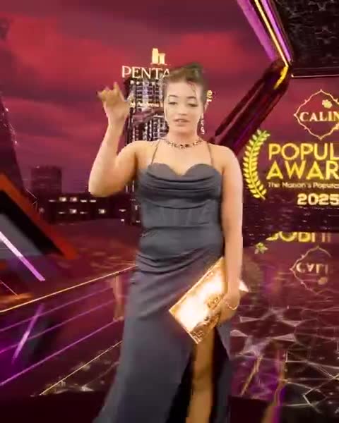 Instagram post: arriving at an awards night