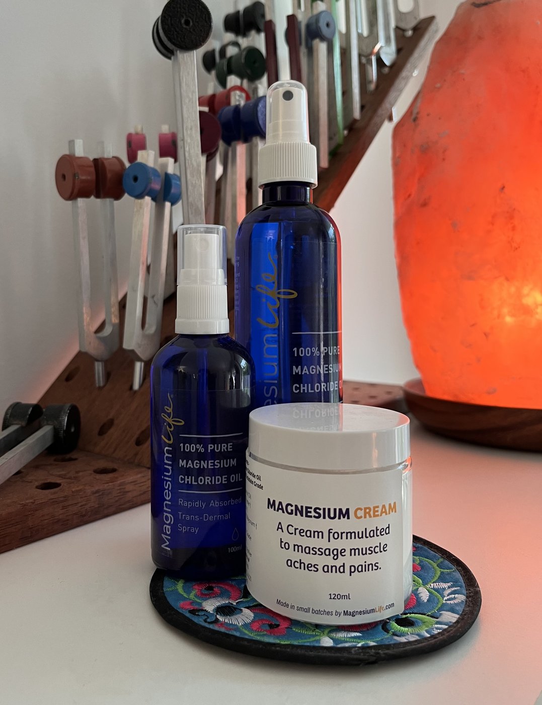 Magnesium Life relaxation cream with magnesium spray