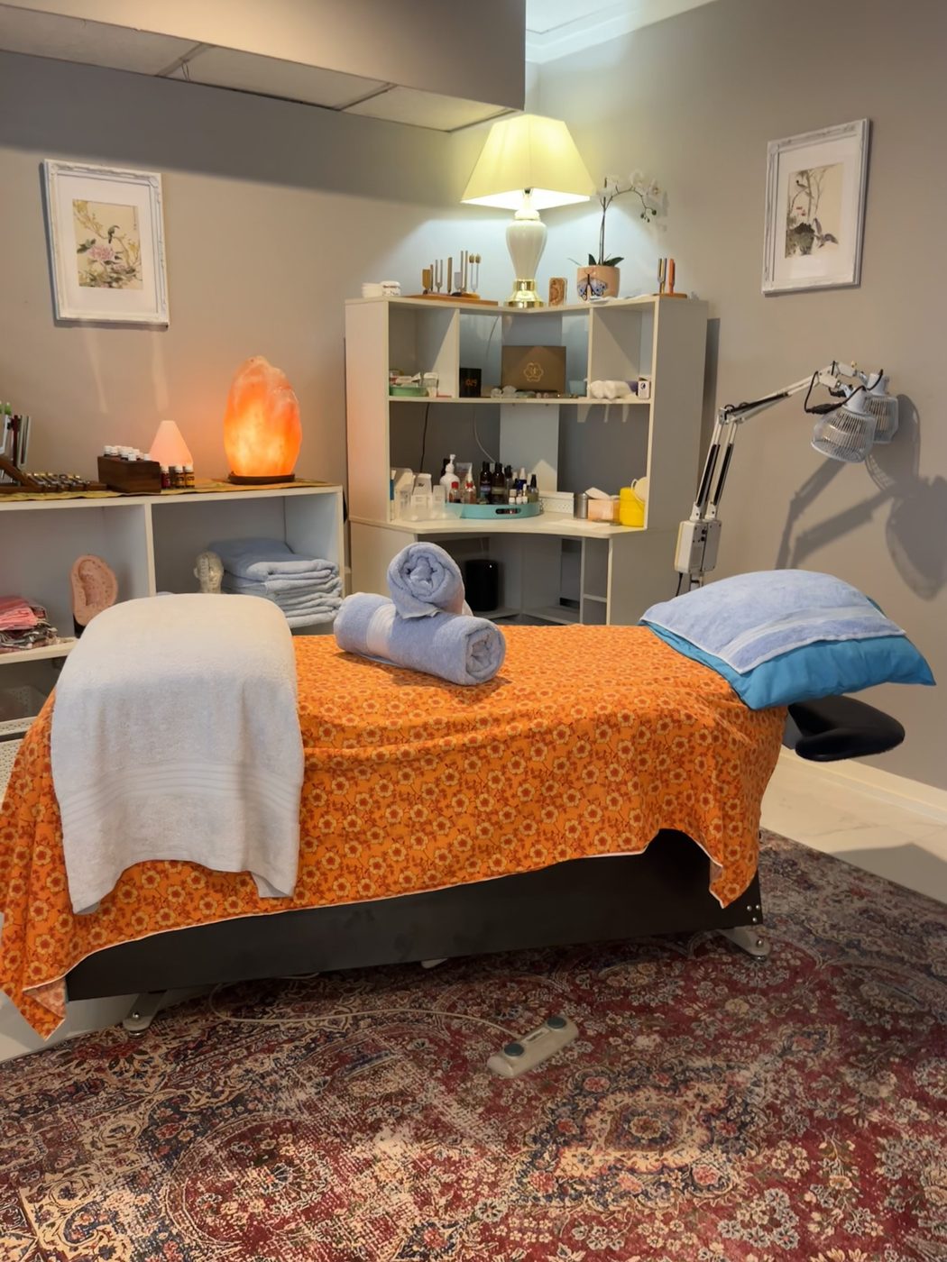 Treatment room and dispensary at Vantage Point Acupuncture, Gold Coast