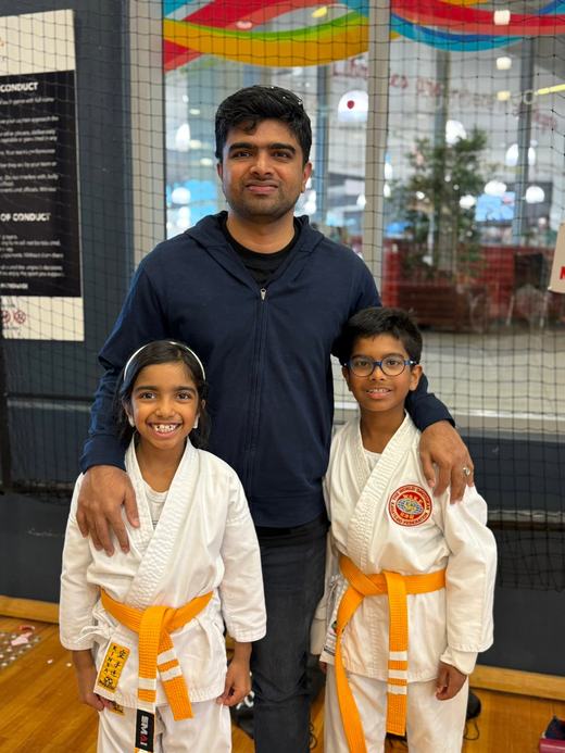 A WSKF family together after training